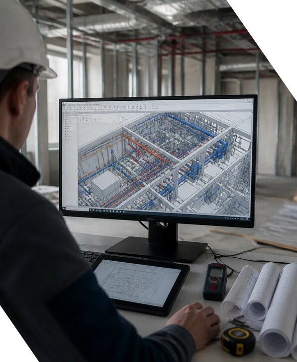Создание BIM модели инженерных сетей для объектов в Кулебаках